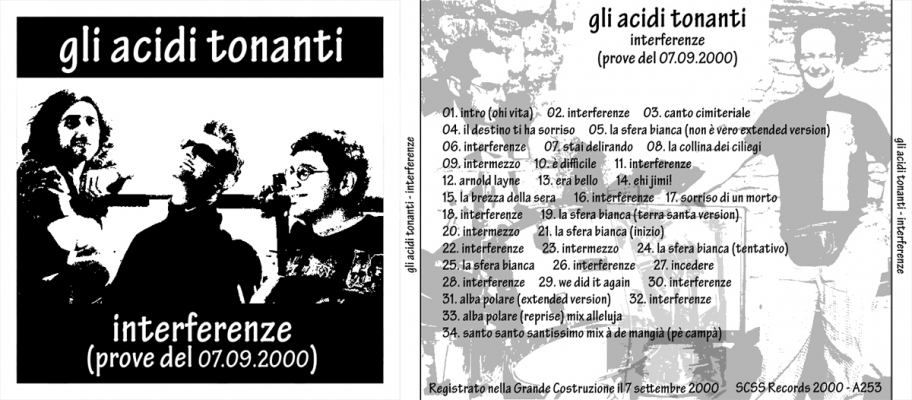 a253 gli acidi tonanti: interferenze 2000 a253 gli acidi tonanti: interferenze 2000